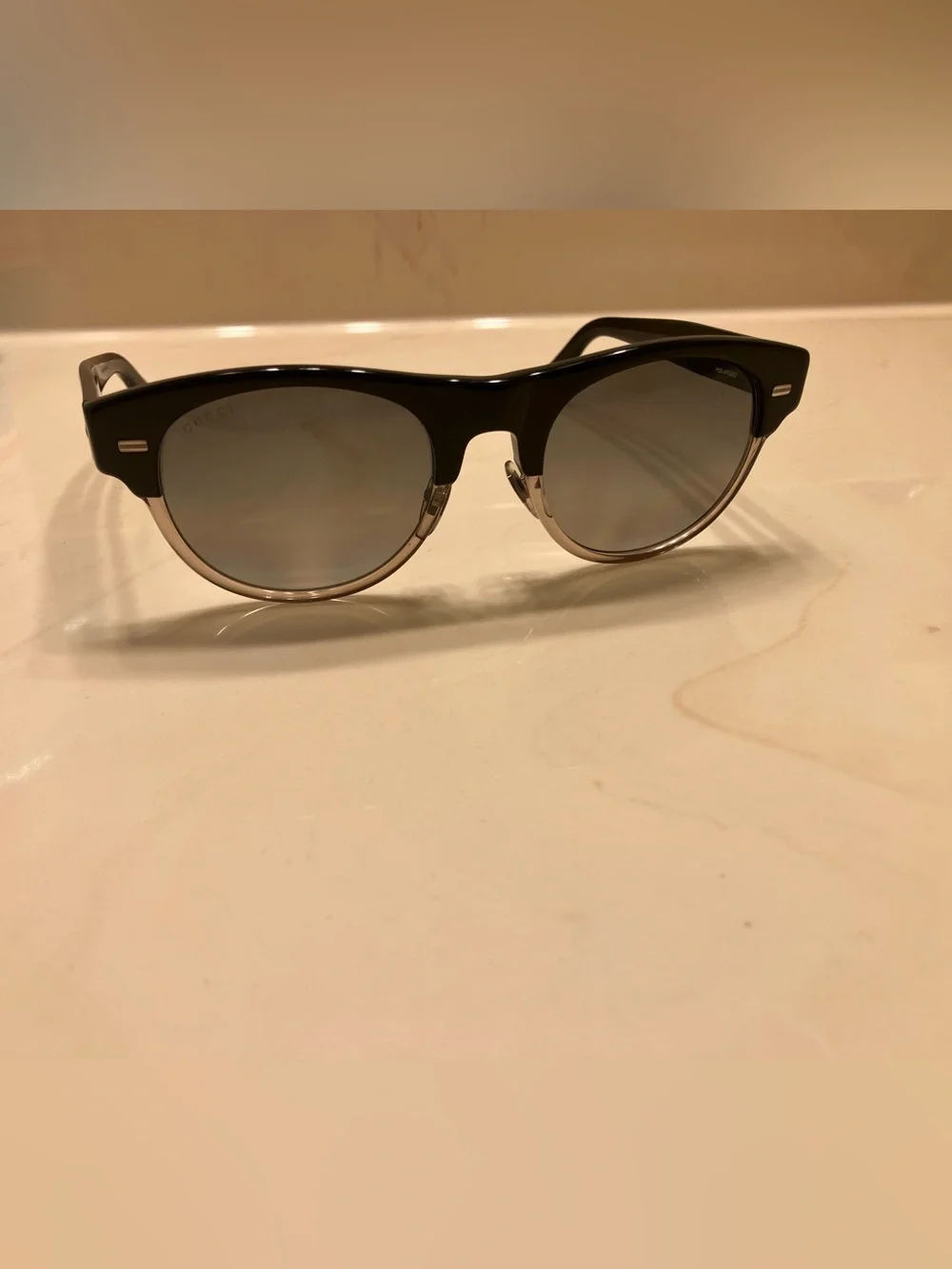 Gucci Black Sunglasses Arm with Model Engraving